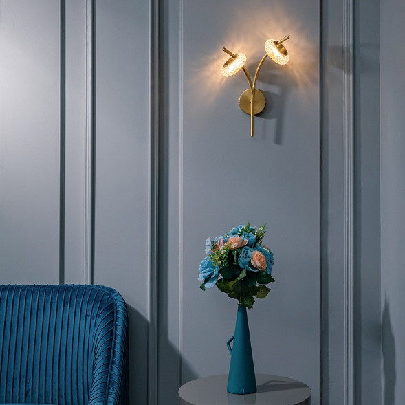 Бра Со Светодиодными Плафонами-Кольцами На Металлических Стеблях Monaco Wall