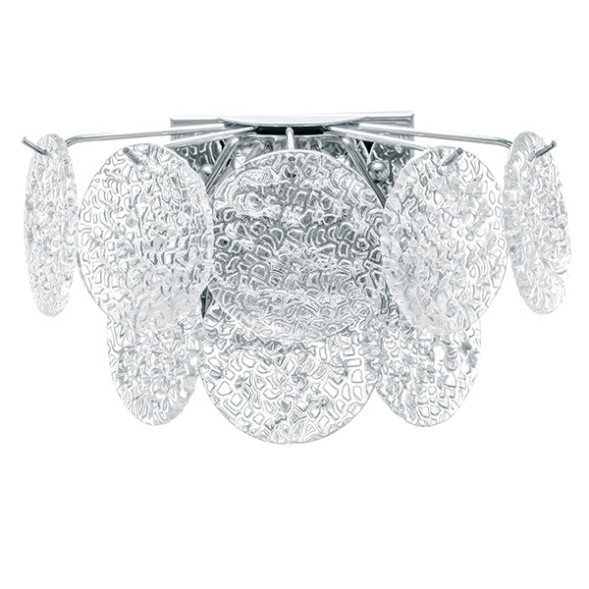 Бра Из Стеклянных Подвесок В Виде Дисков Falko Wall