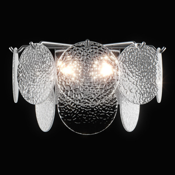 Бра Из Стеклянных Подвесок В Виде Дисков Falko Wall