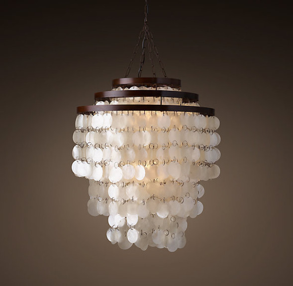 Люстра capiz three–tier 60