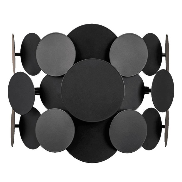 Бра Из Черных Металлических Дисков Filo Wall