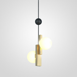 Подвесной Светильник Pansy Золото И Чёрный