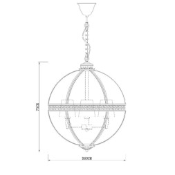 Люстра Delight Collection Residential 4L nickel