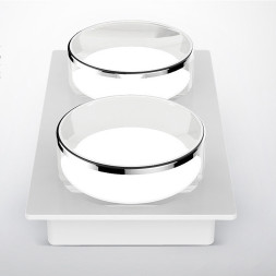 Накладной Светильник С Двумя Цилиндрическими Плафонами На Глянцевой И Матовой Поверхности Age Duo