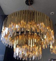 Люстра facet crystal double