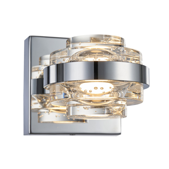 Настенный светильник Delight Collection MB22030002-1A chrome/clear