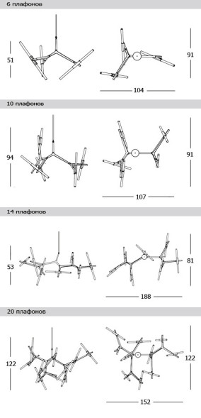 Люстра Agnes 6