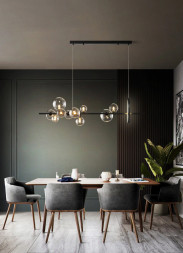 Люстра Delight Collection KG1233P-10 black/clear