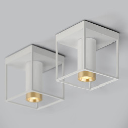 Накладной Светодиодный Светильник Цилиндрической Формы В Кубическом Каркасе Talsi C