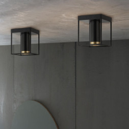 Накладной Светодиодный Светильник Цилиндрической Формы В Кубическом Каркасе Talsi C