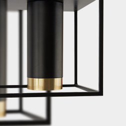 Накладной Светодиодный Светильник Цилиндрической Формы В Кубическом Каркасе Talsi C