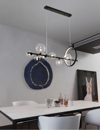 Люстра Delight Collection KG1233P-7 black/clear