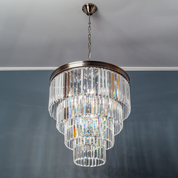 Frezia Light 1004 satin nickel люстра подвесная