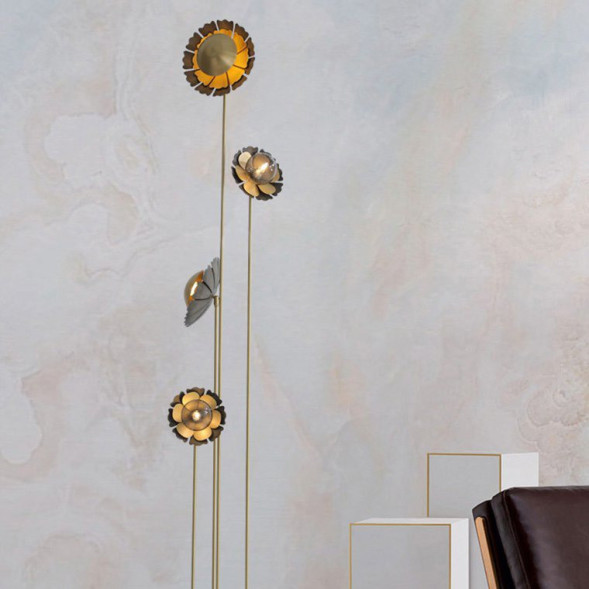 Торшер Camellia Fl Чёрный