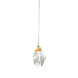 Подвесной светильник Delight Collection Crystal rock 1 gold