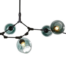 Люстра Delight Collection Bubble 7 black/smoky