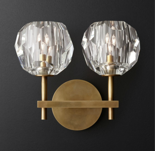 Бра Rh Boule De Cristal Double Sconce Brass