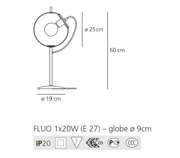 Лампа настольная miconos
