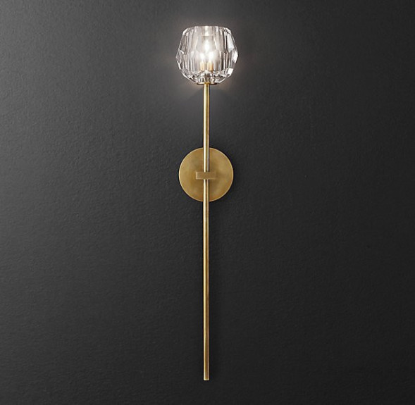Бра Rh Boule De Cristal Long Sconce Brass