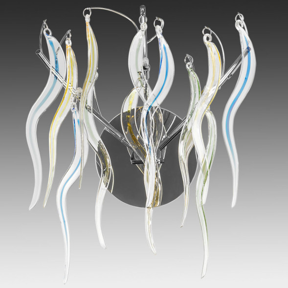 Бра Со Стеклянными Разноцветными Подвесками Keori Wall