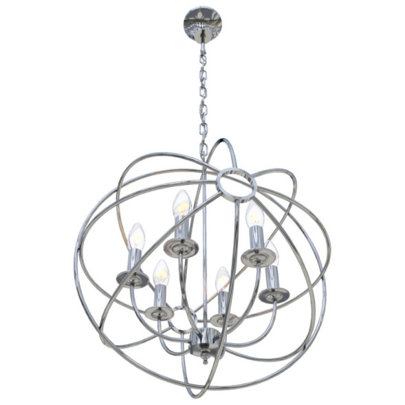 Подвесная люстра Loft IT Castle Chrome Loft1193-6