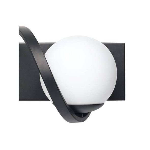 Бра Со Стеклянными Шарообразными Плафонами И Декором В Виде Вьющейся Ленты Cosmine Wall