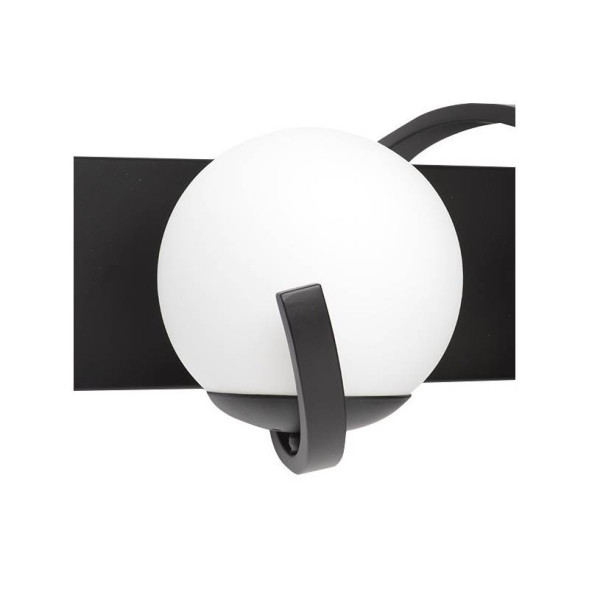 Бра Со Стеклянными Шарообразными Плафонами И Декором В Виде Вьющейся Ленты Cosmine Wall