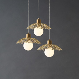 Готовая Комбинация Светильников С Ажурными Плафонами Из Металла Kaia More