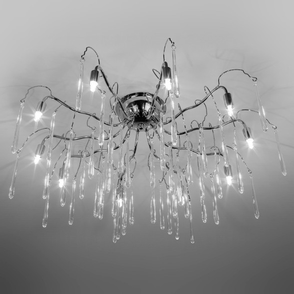 Frezia Light 1005/10C хром люстра потолочная