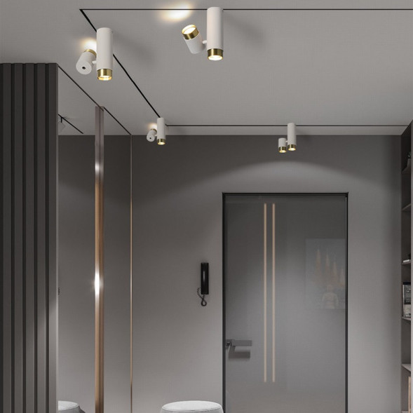 Двойной Точечный Светильник С Фиксированным И Поворотным Плафонами Sif