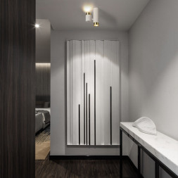 Двойной Точечный Светильник С Фиксированным И Поворотным Плафонами Sif