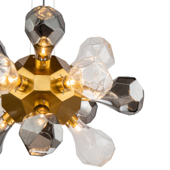 Люстра Delight Collection KR1197P-12 smoky/clear