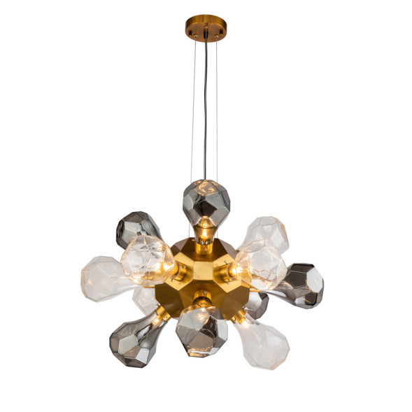 Люстра Delight Collection KR1197P-12 smoky/clear