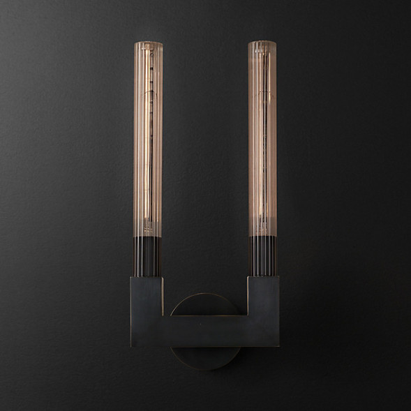 Бра Rh Canelle Wall Lamp Double Sconces Black