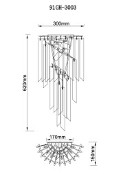 Бра стеклянное