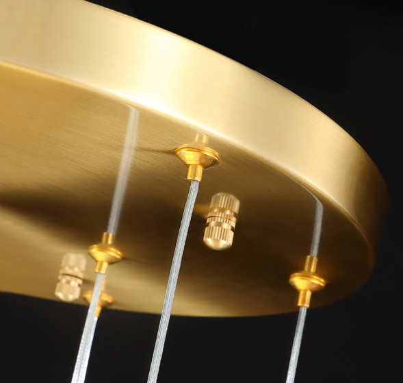 Подвесной светильник Delight Collection Crystal rock 7 gold