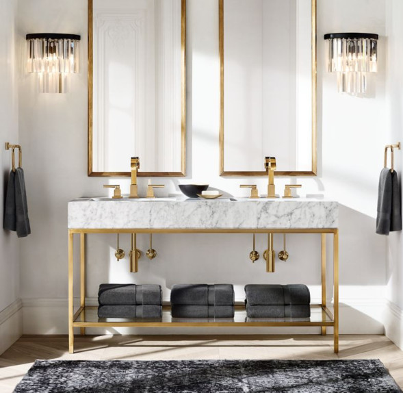 Настенный светильник Delight Collection Odeon 2B black/clear