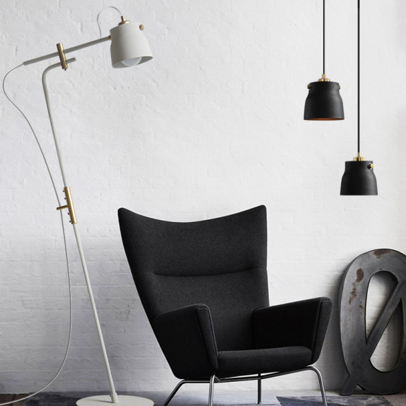 Торшер Ram Flor Белый