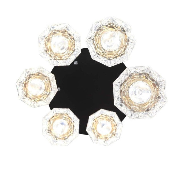 Каскадный Светильник Со Стеклянными Плафонами В Виде Кристаллов Rich More