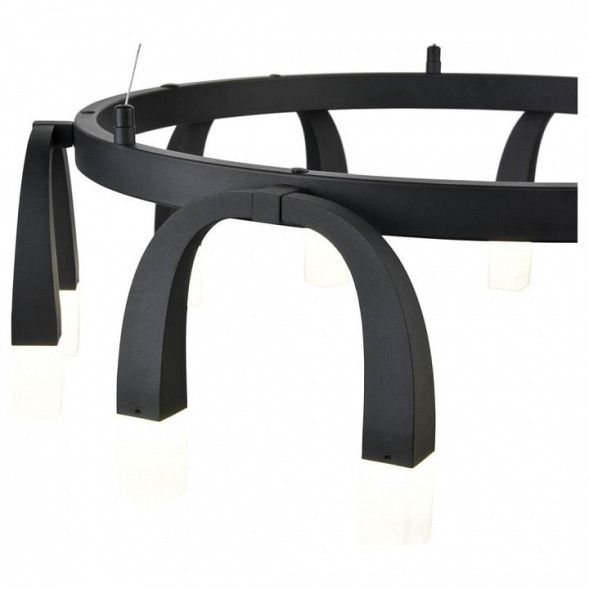 Кольцевая Светодиодная Люстра С Направленными Книзу Вытянутыми Плафонами Kler