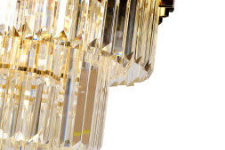 Люстра с кристаллами (золото)