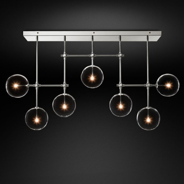 Потолочный светильник Delight Collection Globe Mobile 7A chrome