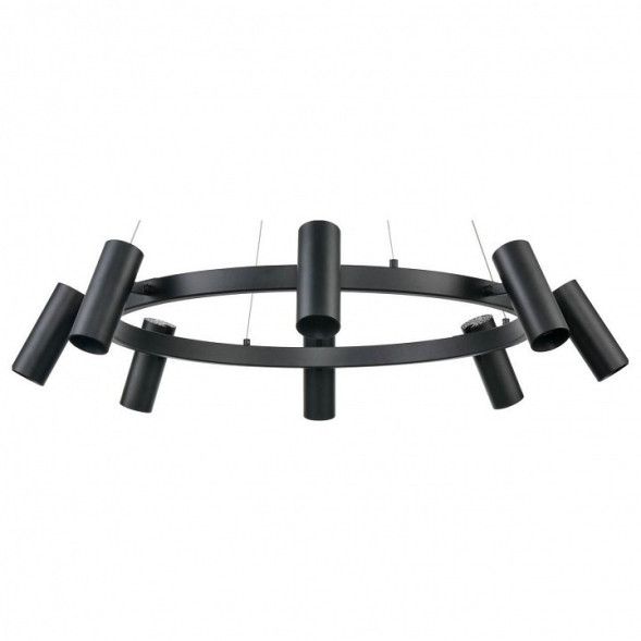 Кольцевая Светодиодная Люстра С Направленными Книзу Цилиндрическими Плафонами Kobus