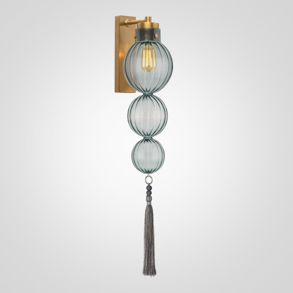 Бра Heathfield Lighting - Medina Wall Brass/Blue