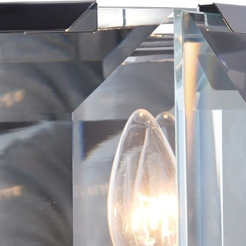 Бра С Двумя Лампами И Плафоном Из Оптического Стекла Merit Wall