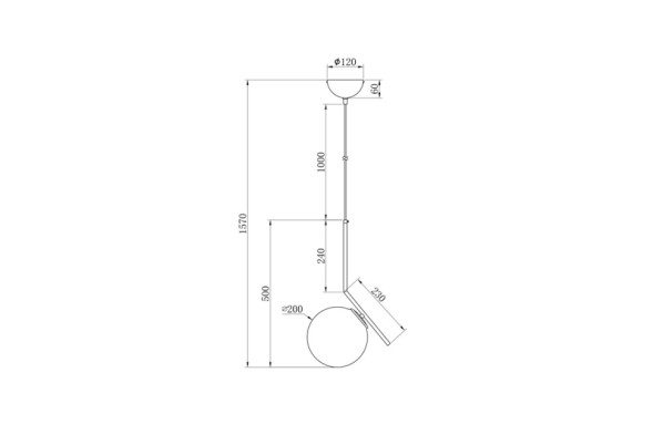 Светильник потолочный &quot;Шар&quot;
