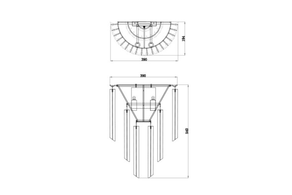 Бра стеклянное