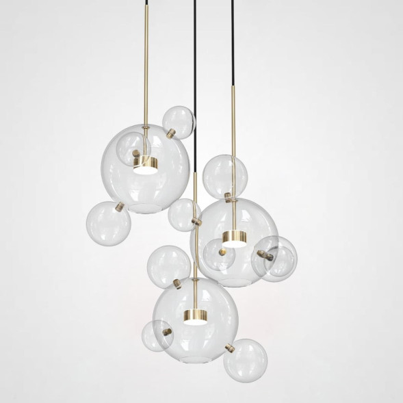 Люстра Bolle Circular Chandelier 14 Bubble Giopato &amp;Amp; Coombes
