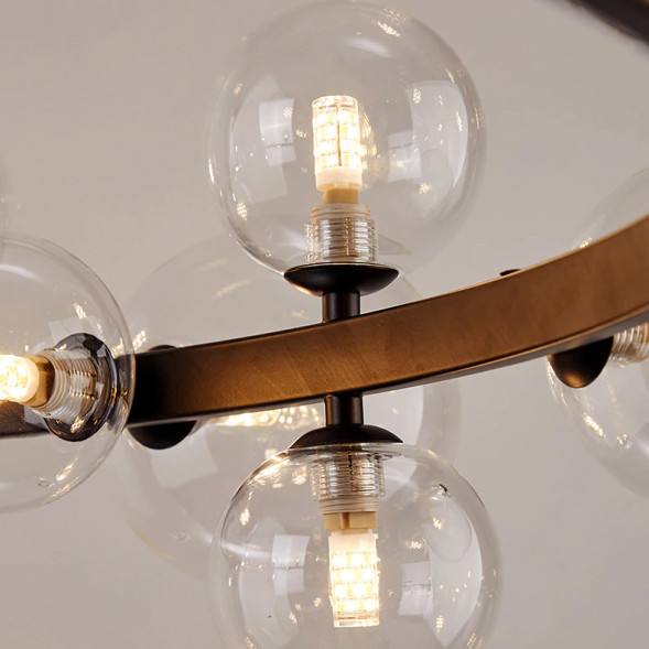 Люстра Delight Collection 771120 black/clear