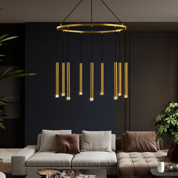 Комбинация Подвесных Светильников На Кольцевом Каркасе Rhea R